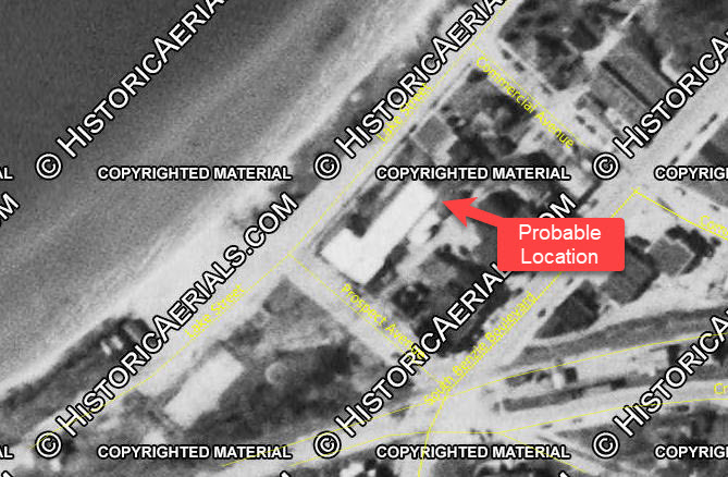 Northway Hotel (Northway Inn) - 1954 Aerial (newer photo)